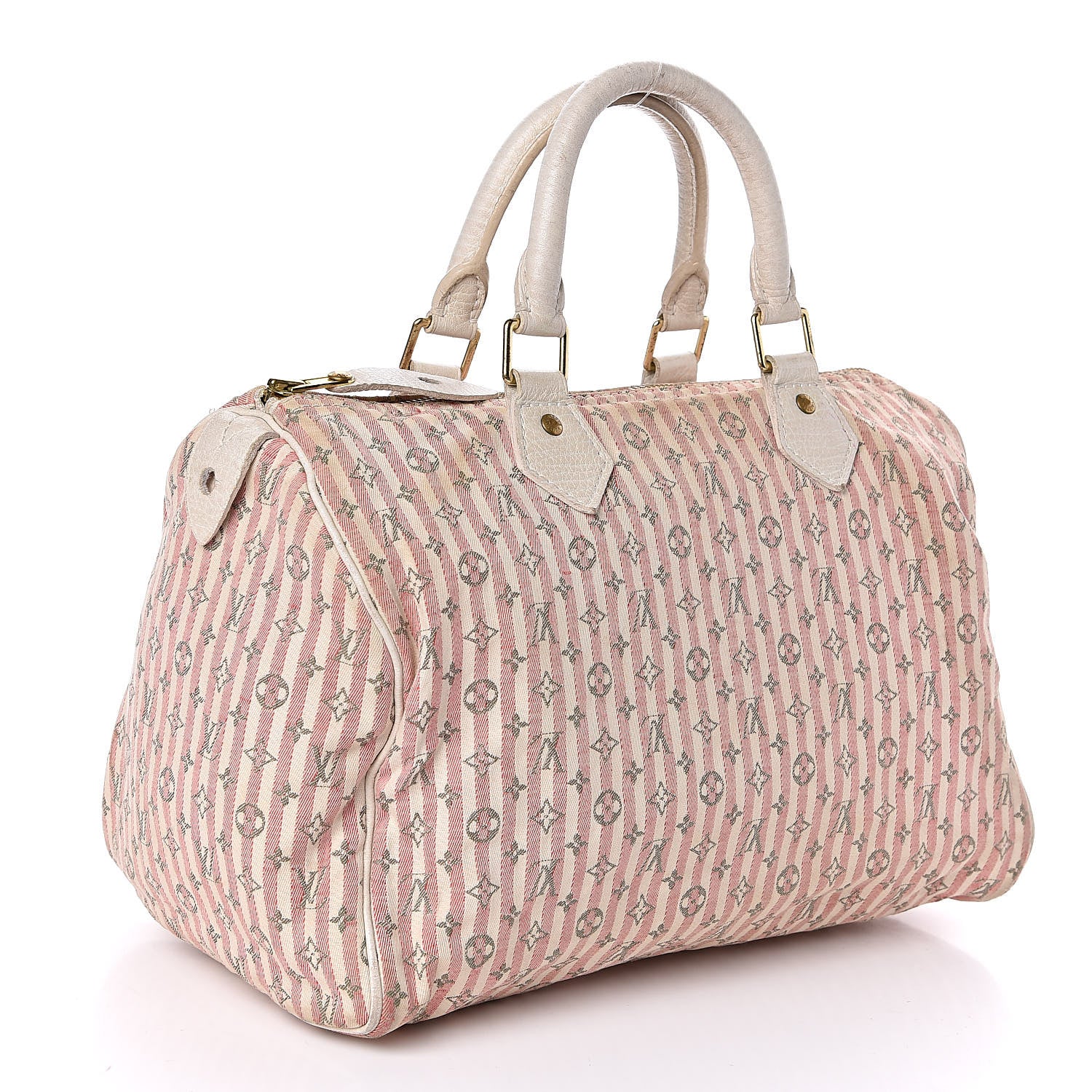 Louis Vuitton Mini Lin Croisette Speedy 30 Rouge 3 of 19