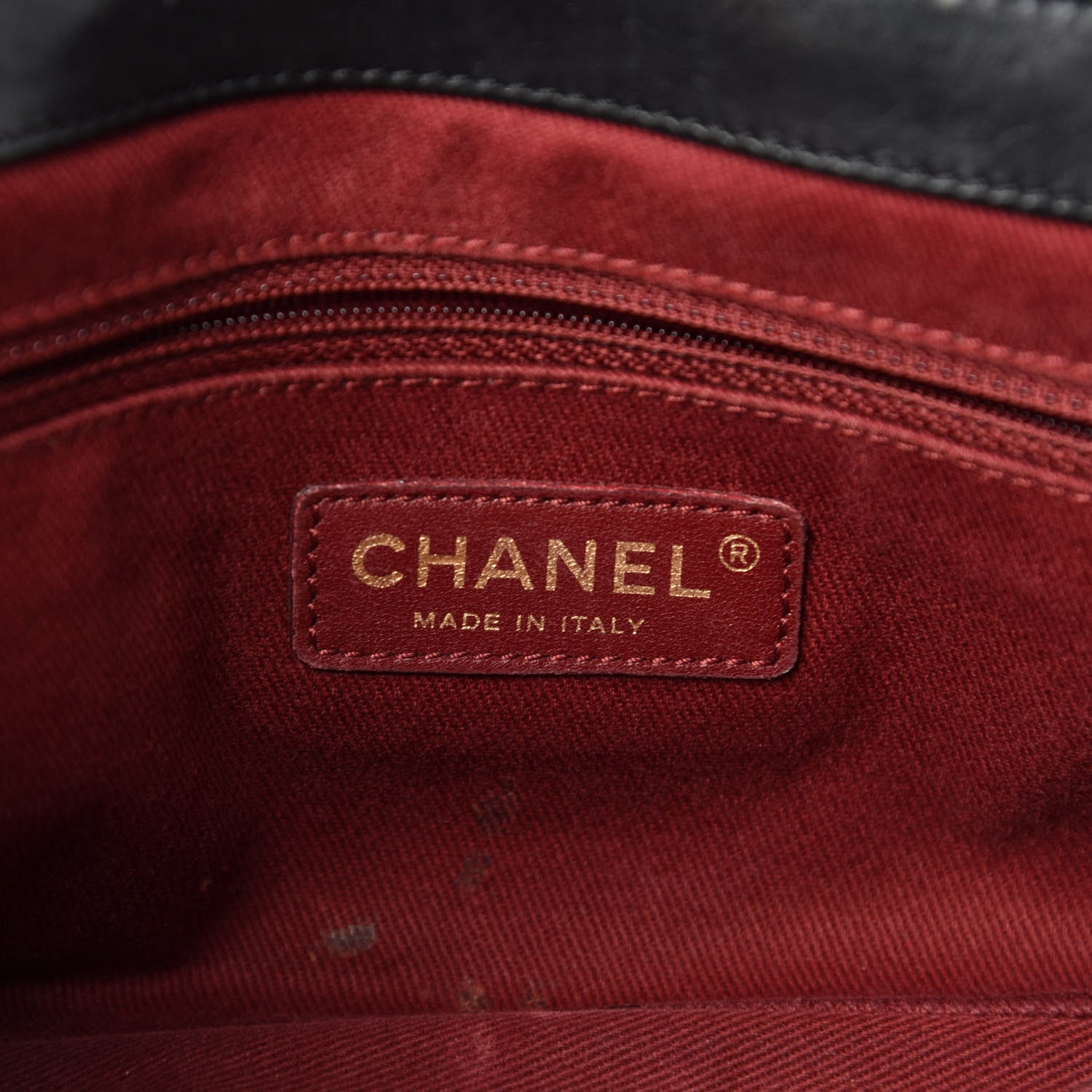 Chanel Aged Calfskin Quilted Medium Pondichery Flap Black 10 of 12