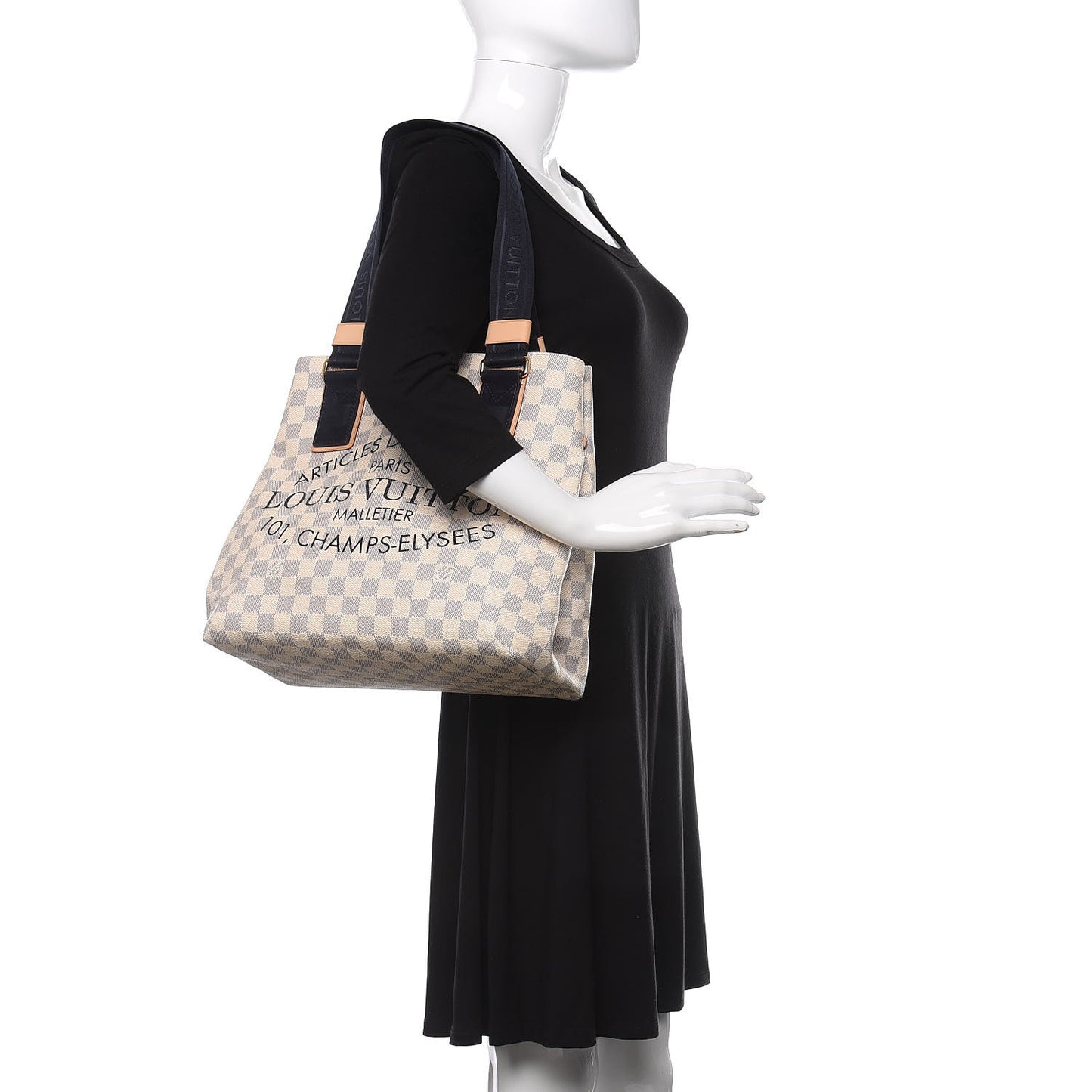 Damier Azur Beach Cabas PM