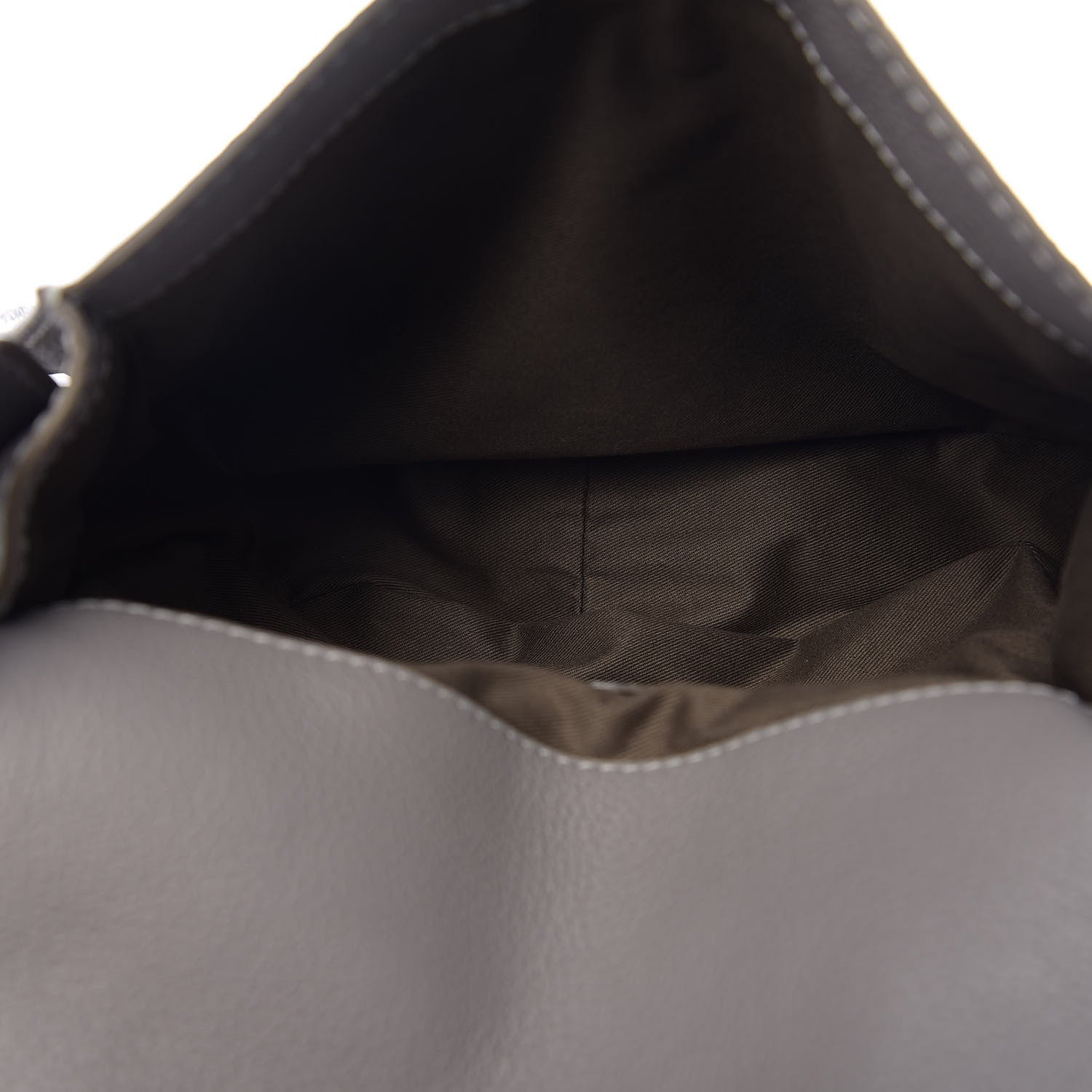 Chloe Grained Calfskin Medium Marcie Saddle Bag Cashmere Grey 4 of 8