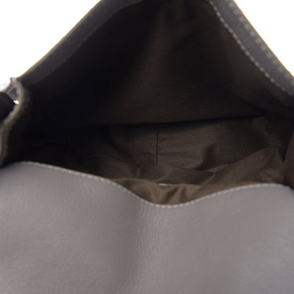 Chloe Grained Calfskin Medium Marcie Saddle Bag Cashmere Grey 4 of 8