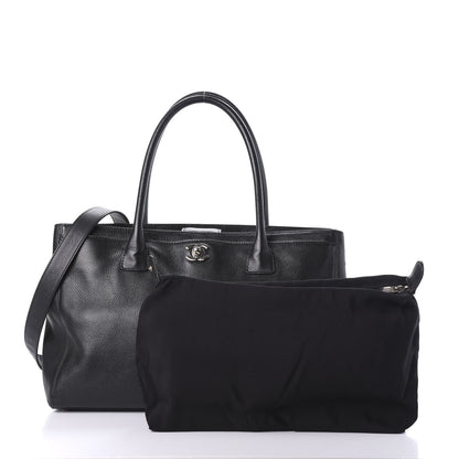 Chanel Calfskin Cerf Executive Shopper Tote Black 2 of 11