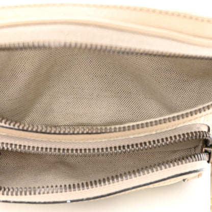 Gucci GG Supreme Monogram Textured Calfskin Web Retro Interlocking G Belt Bag Beige Mystic White Oatmeal 5 of 14