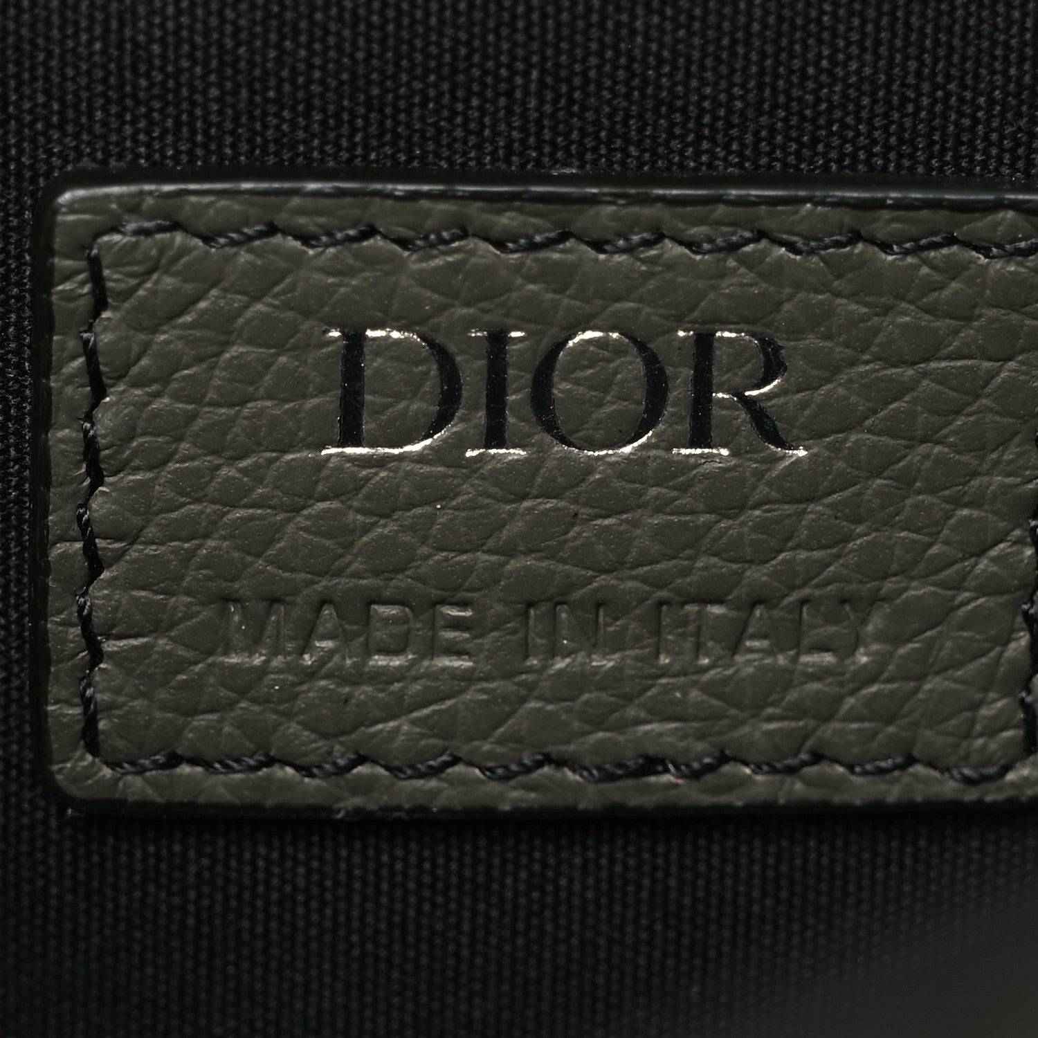 Christian Dior Grained Calfskin Mini Gallop Bag With Strap Green 6 of 13
