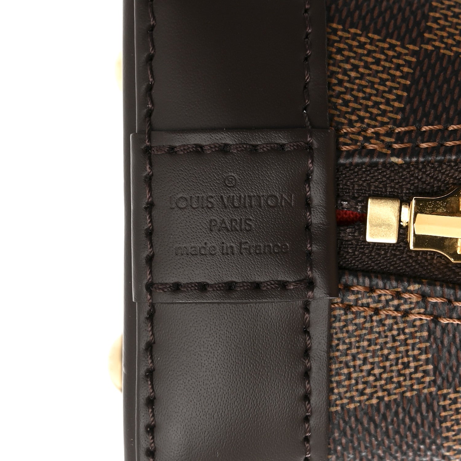 Louis Vuitton Damier Ebene Alma BB 6 of 9