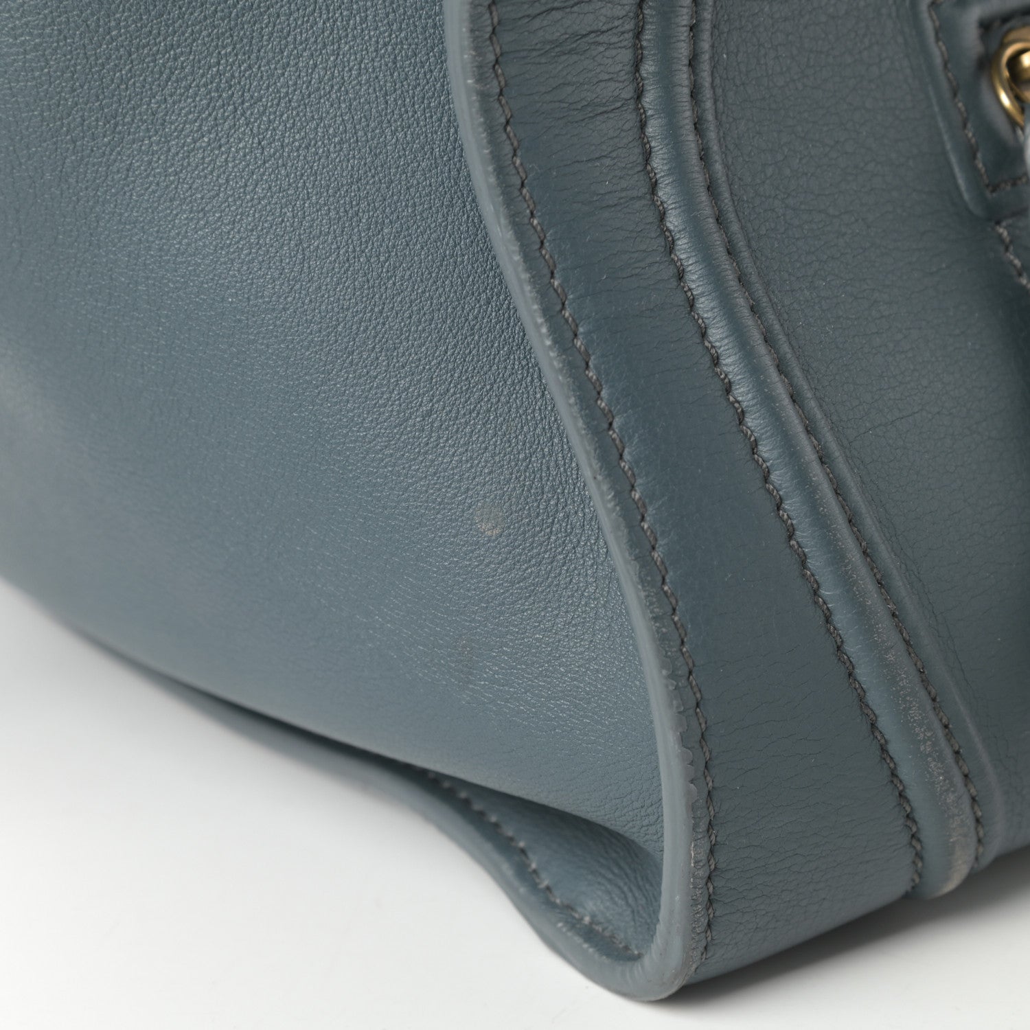 Celine Supple Calfskin Medium Phantom Luggage Slate Blue 16 of 22