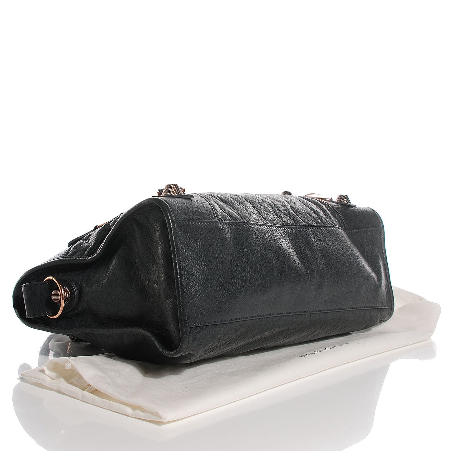 Agneau Giant 21 Rose Gold Hardware City Anthracite