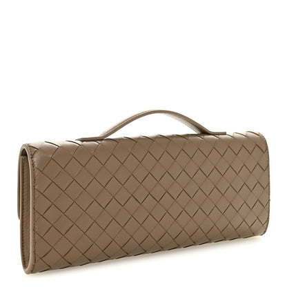 Bottega Veneta Nappa Intrecciato Long Andiamo Top Handle Clutch Pinecone 3 of 7
