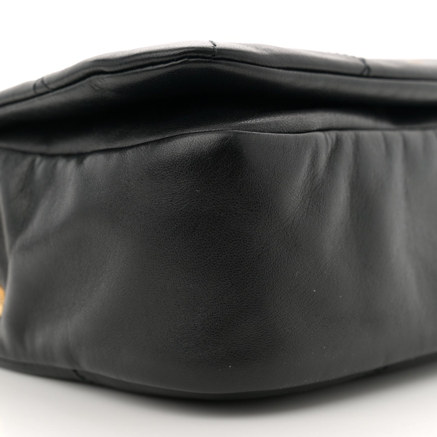 Lambskin Matelasse Monogram Mini Jamie 4.3 Black