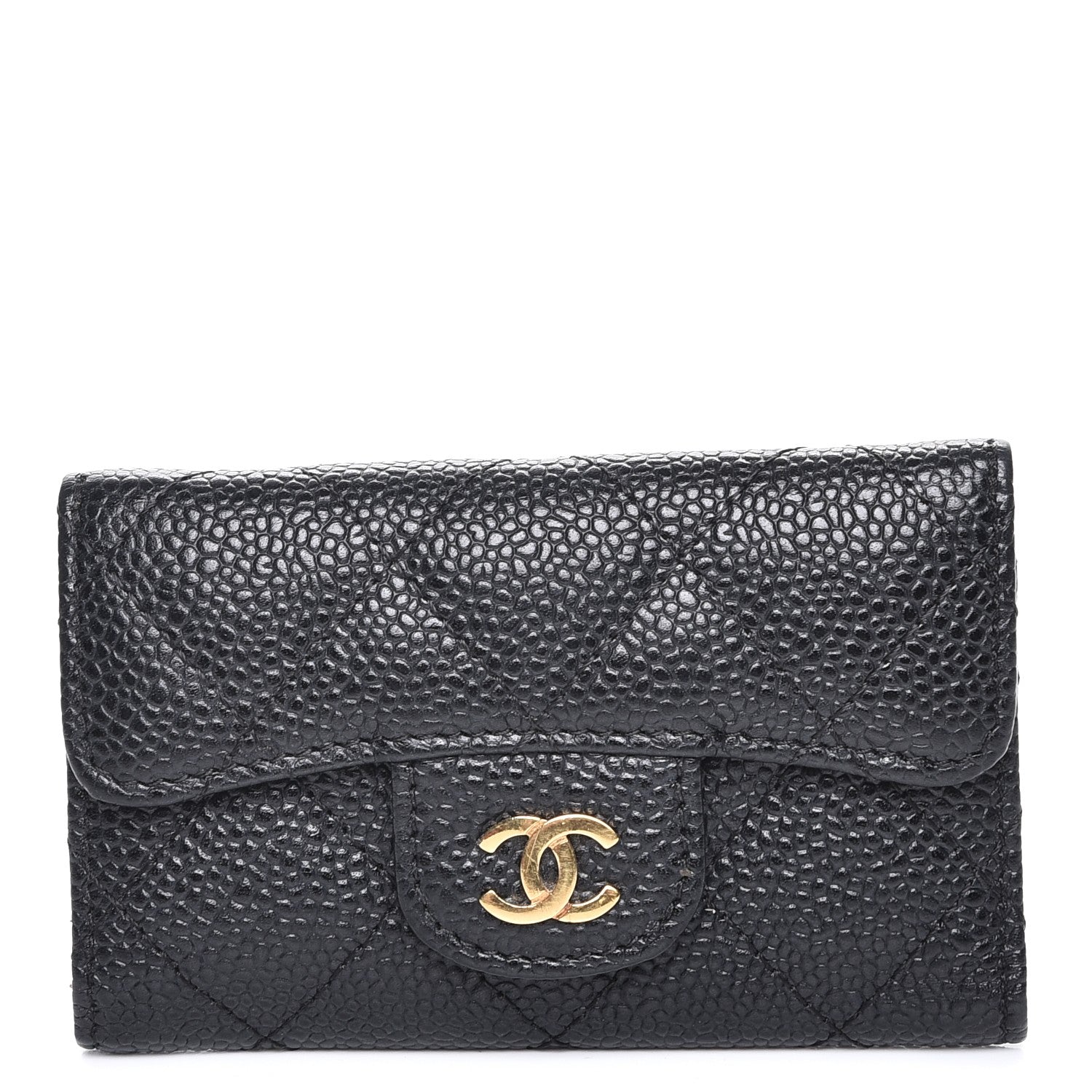 Chanel Caviar Quilted 6 Key Holder Black 1 of 9
