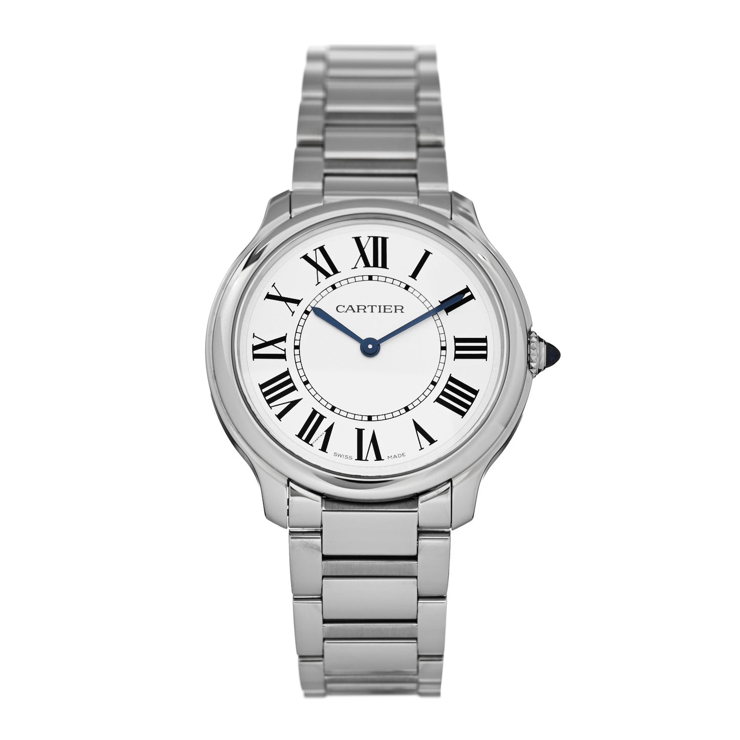 Stainless Steel 36mm Ronde Must de Cartier Quartz Watch