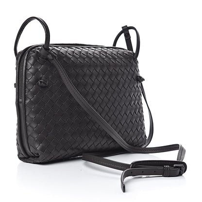 Bottega Veneta Nappa Intrecciato Pillow Crossbody Messenger Ebano 3 of 10