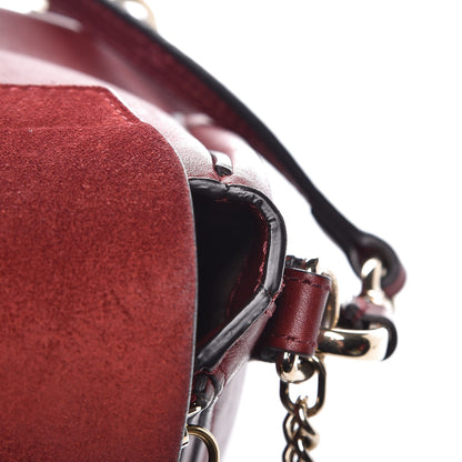 Chloe Suede Calfskin Small Faye Backpack Sienna Red 12 of 14