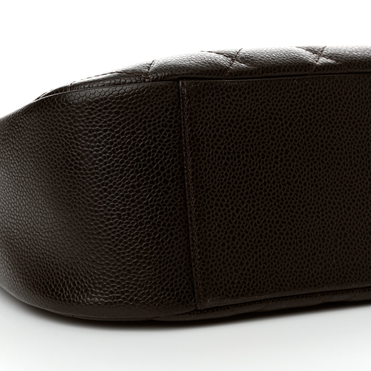 Chanel Caviar Quilted Timeless CC Shoulder Bag Brown 9 of 10