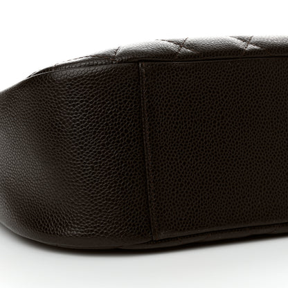 Chanel Caviar Quilted Timeless CC Shoulder Bag Brown 9 of 10