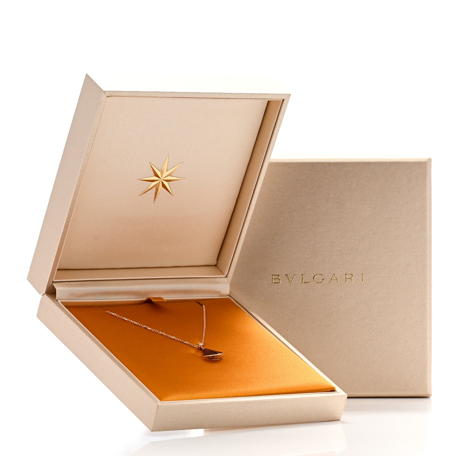 Bulgari 18K Rose Gold Diamond Carnelian Divas' Dream Pendant Necklace 7 of 7