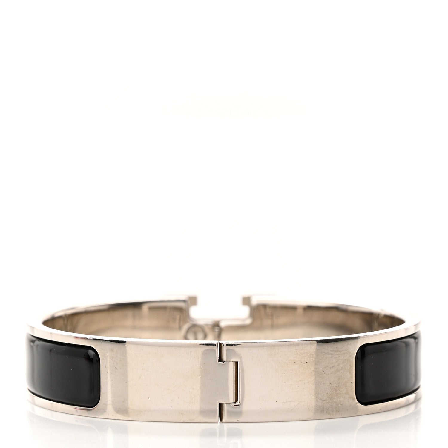 Hermes Enamel Narrow Clic Clac H Bracelet PM Black 3 of 6