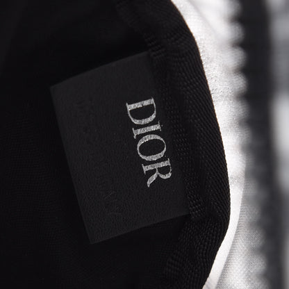 Christian Dior Technical Fabric Calfskin Oblique Roller Shoulder Bag Black 9 of 10