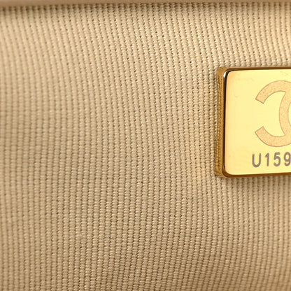 Chanel Lambskin Quilted Large Chanel 19 Flap Beige 6 of 13