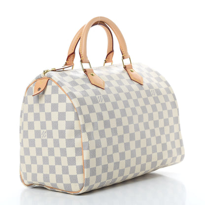 Louis Vuitton Damier Azur Speedy 30 3 of 12