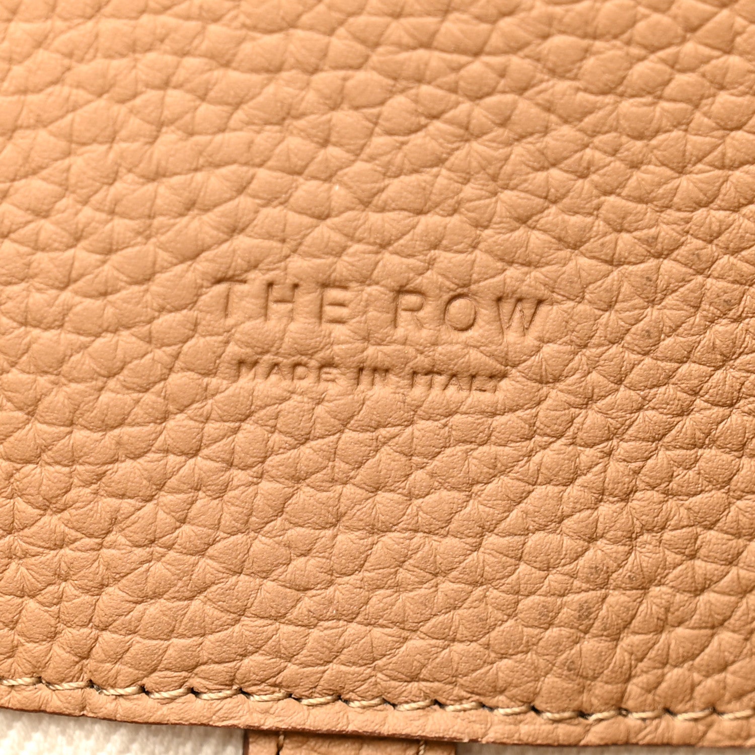 The Row Matte Grained Calfskin Soft Margaux 17 Dark Taupe 6 of 10