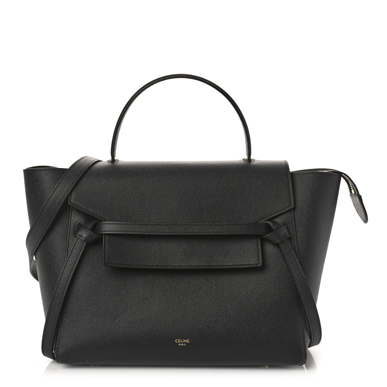 Celine Grained Calfskin Mini Belt Bag Black 1 of 7