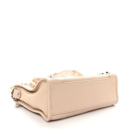 Balenciaga Chevre Silver Metallic Edge Hardware S City Tapioca 5 of 12