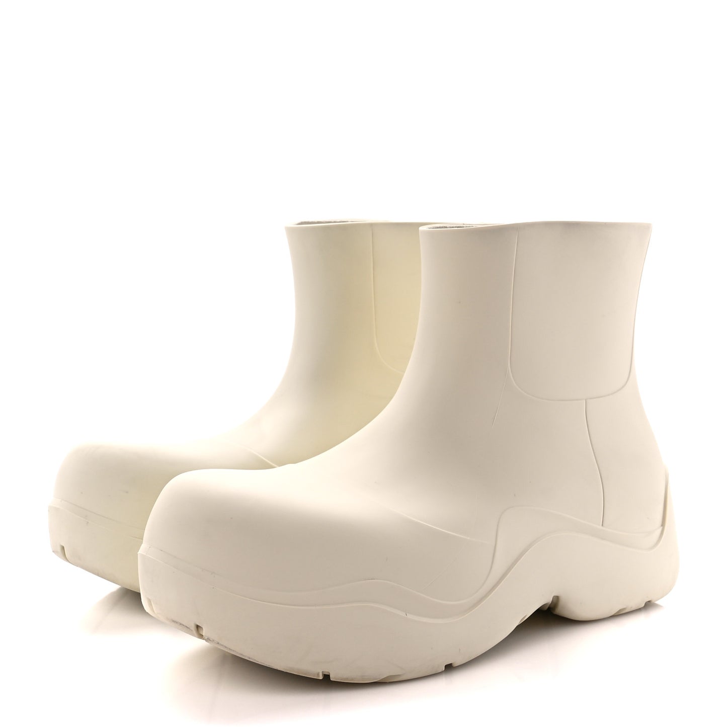 Rubber Puddle Ankle Boots 40 White