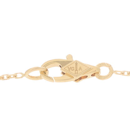 Van Cleef & Arpels 18K Yellow Gold Diamond Mini Frivole Pendant Pave Necklace 3 of 6