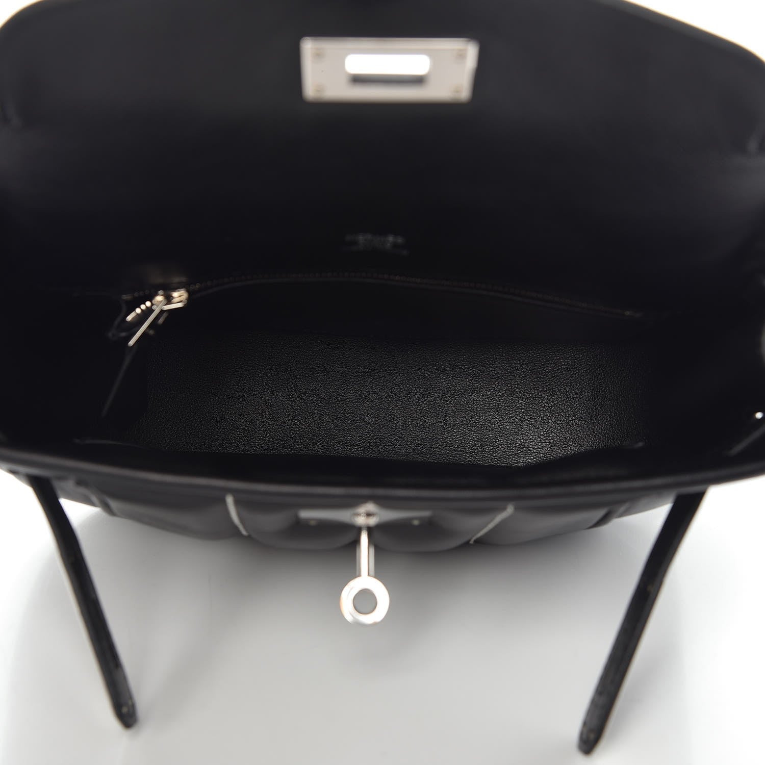 Hermes Veau Swift Mini Sac Berline Black 5 of 8