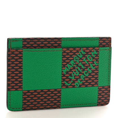 Louis Vuitton Damier Pop Porte Cartes Simple Green 3 of 8