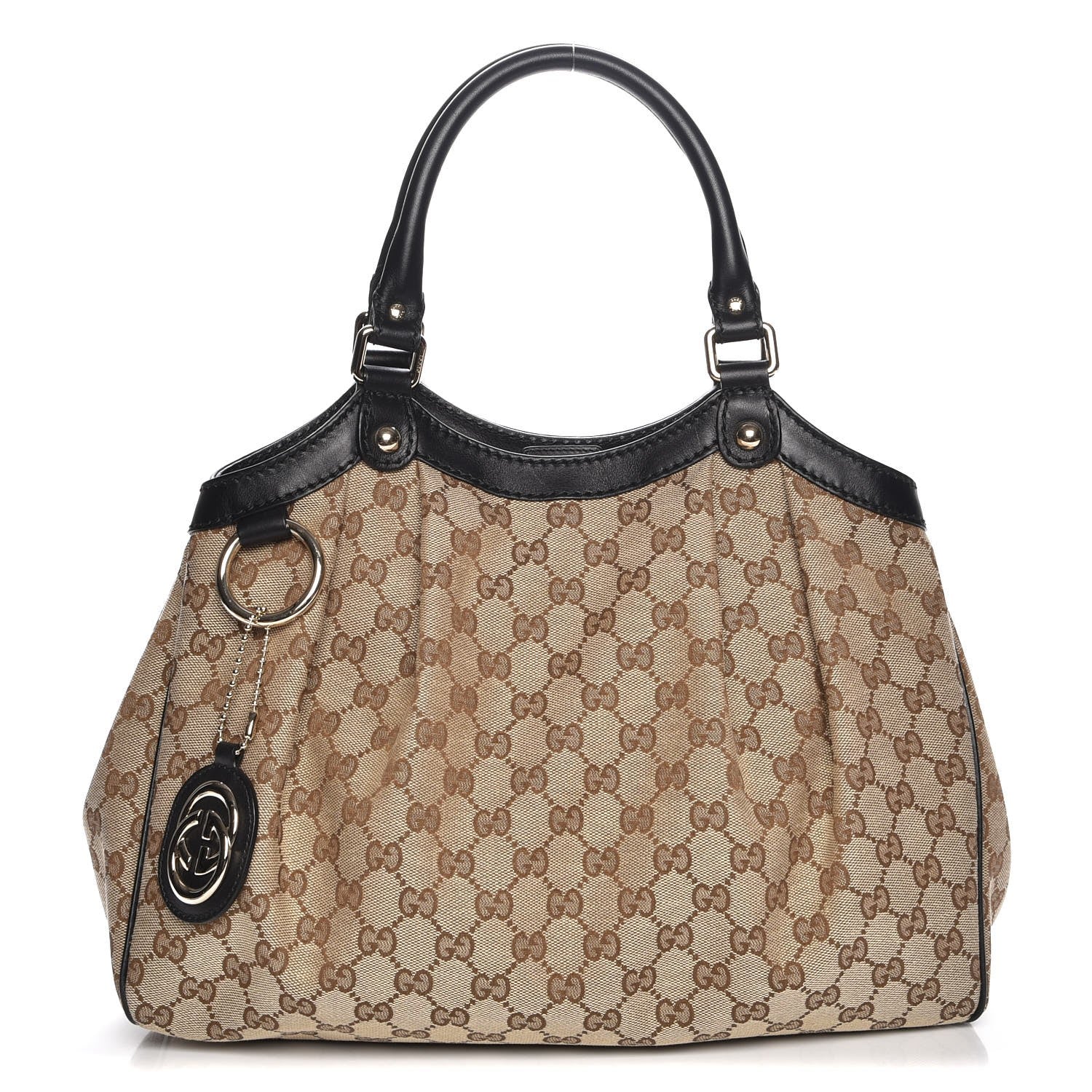 Gucci Monogram Medium Sukey Tote Beige Ebony Black 1 of 7
