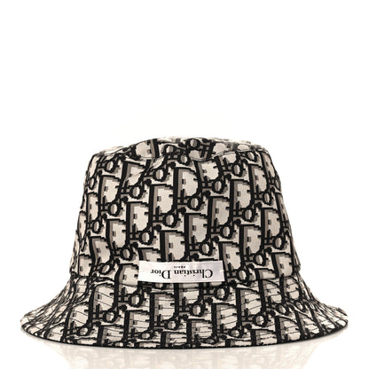 Christian Dior Oblique Reversible Teddy-D Brim Bucket Hat 58 Black 4 of 10