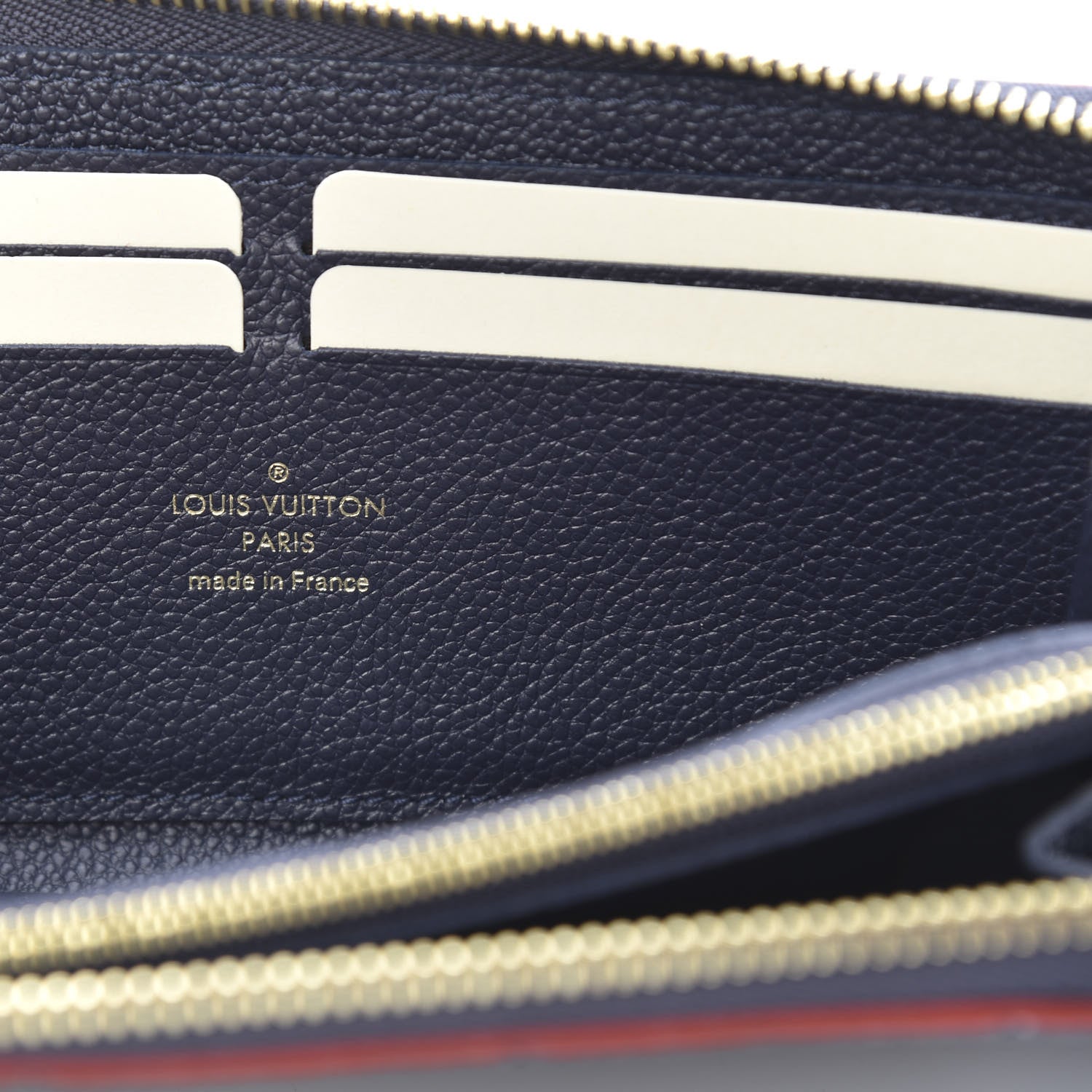 Louis Vuitton Empreinte Clemence Wallet Marine Rouge 6 of 9