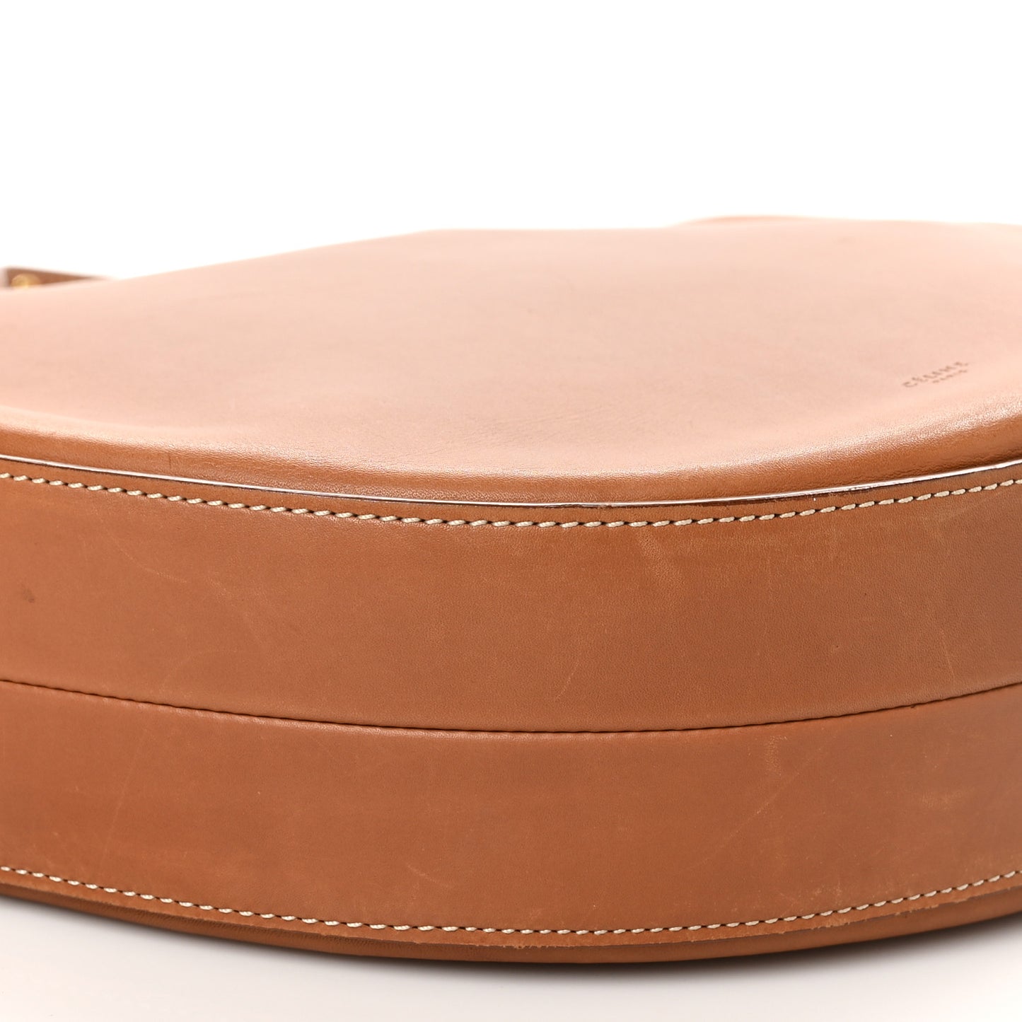 Natural Calfskin Medium Hobo Tan