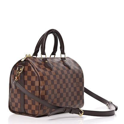 Louis Vuitton Damier Ebene Speedy Bandouliere 25 3 of 10