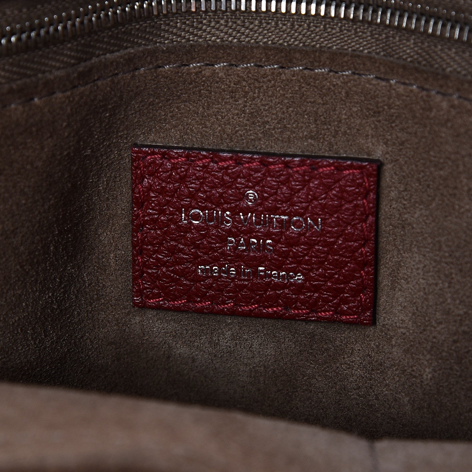 Louis Vuitton Cuir Taurillon Soft Lockit PM Griotte 8 of 10