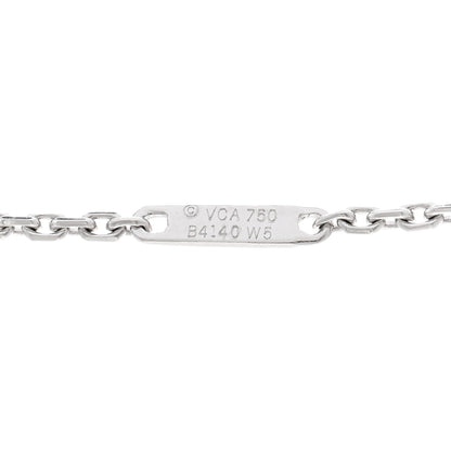 Van Cleef & Arpels 18K White Gold Diamond Interchangeable Door Knocker Necklace 4 of 4
