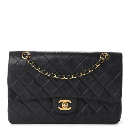 Chanel Lambskin Quilted Medium Double Flap Black 1 of 12