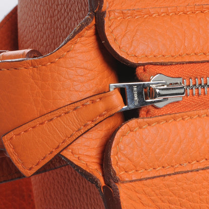 Hermes Taurillon Clemence Doremi 45 Orange 9 of 9