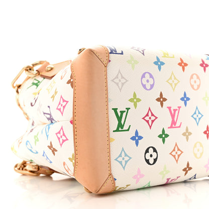 Louis Vuitton Monogram Multicolor Audra White 8 of 10
