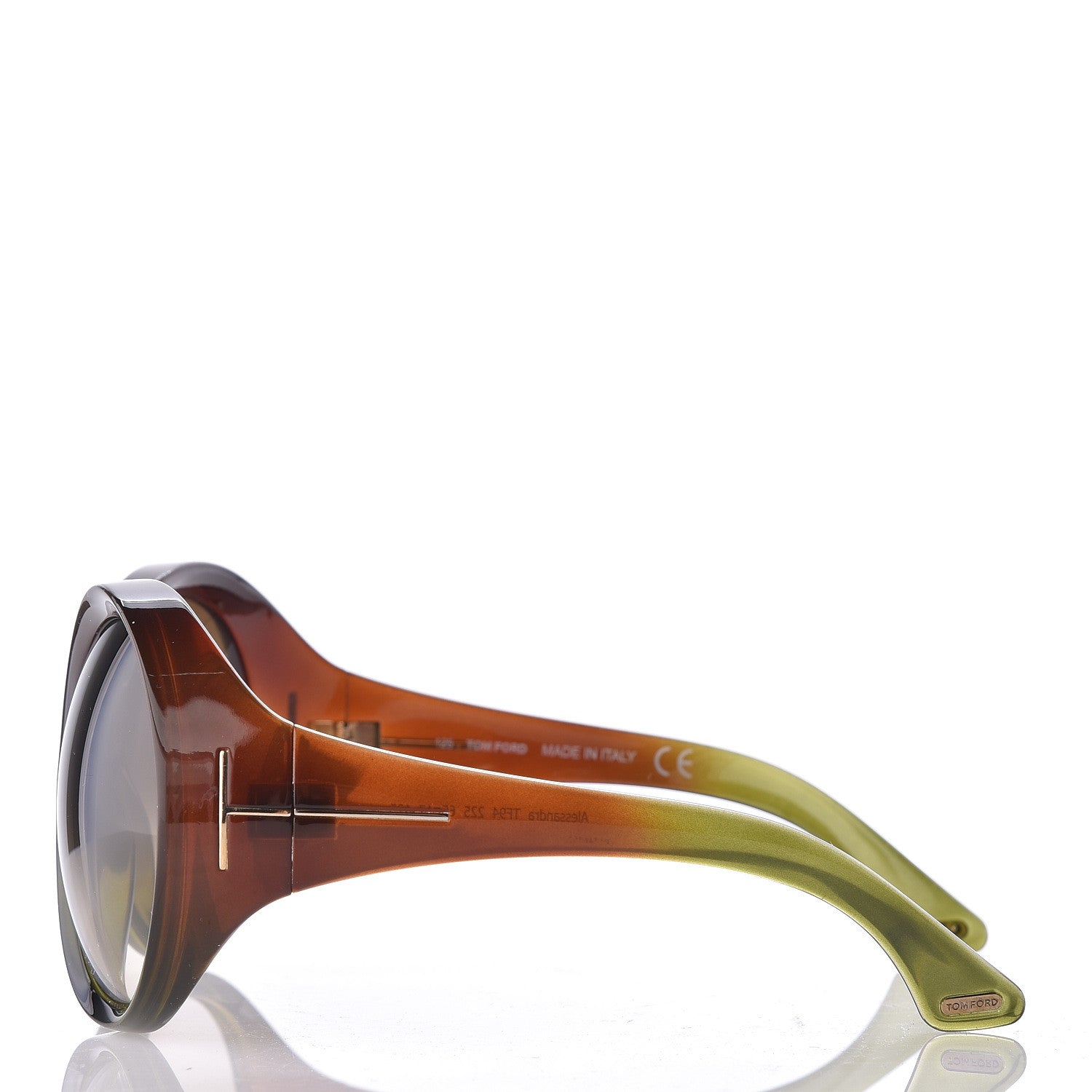 Tom Ford Alessandra Oversized Round Sunglasses TF94 3 of 6