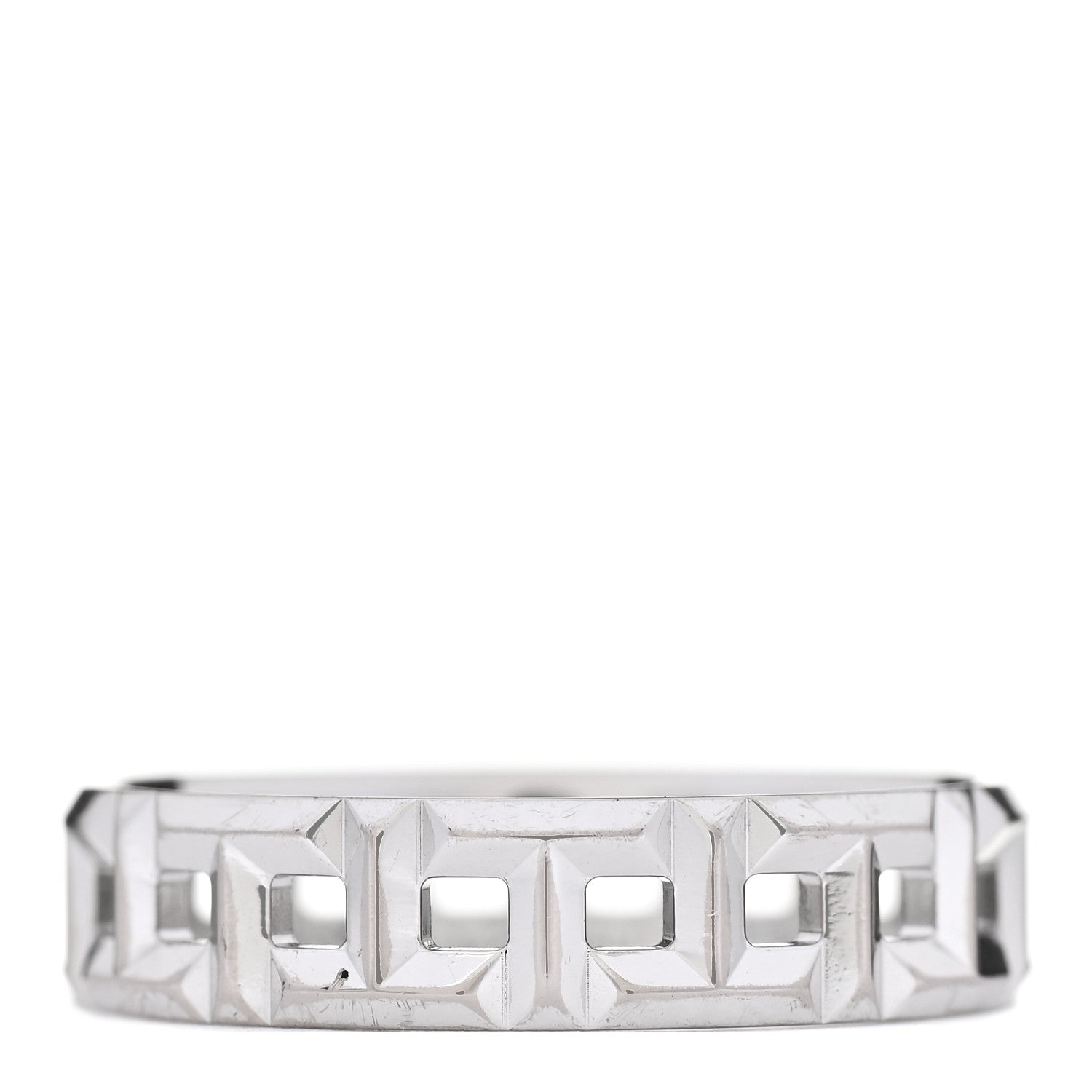 Tiffany 18K White Gold T True Wide Ring 65 11 1 of 4