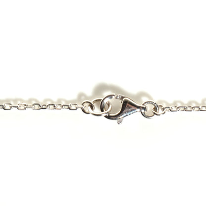 Van Cleef & Arpels 18K White Gold Mother of Pearl Vintage Alhambra Pendant Necklace 4 of 7