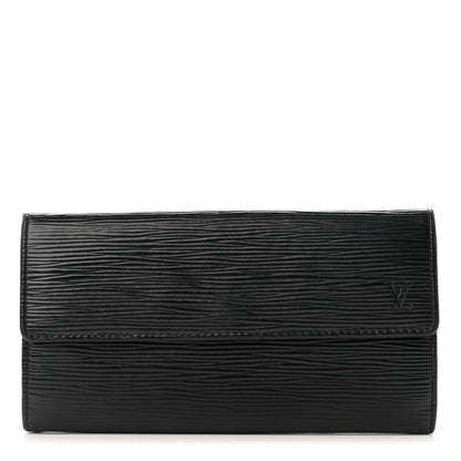 Louis Vuitton Epi Sarah Wallet Black 1 of 7