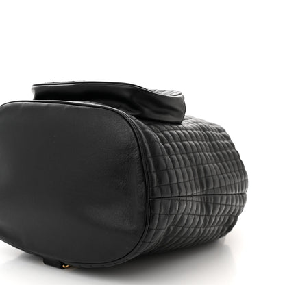 Celine Calfskin Quilted Medium C Backpack Black 10 of 10