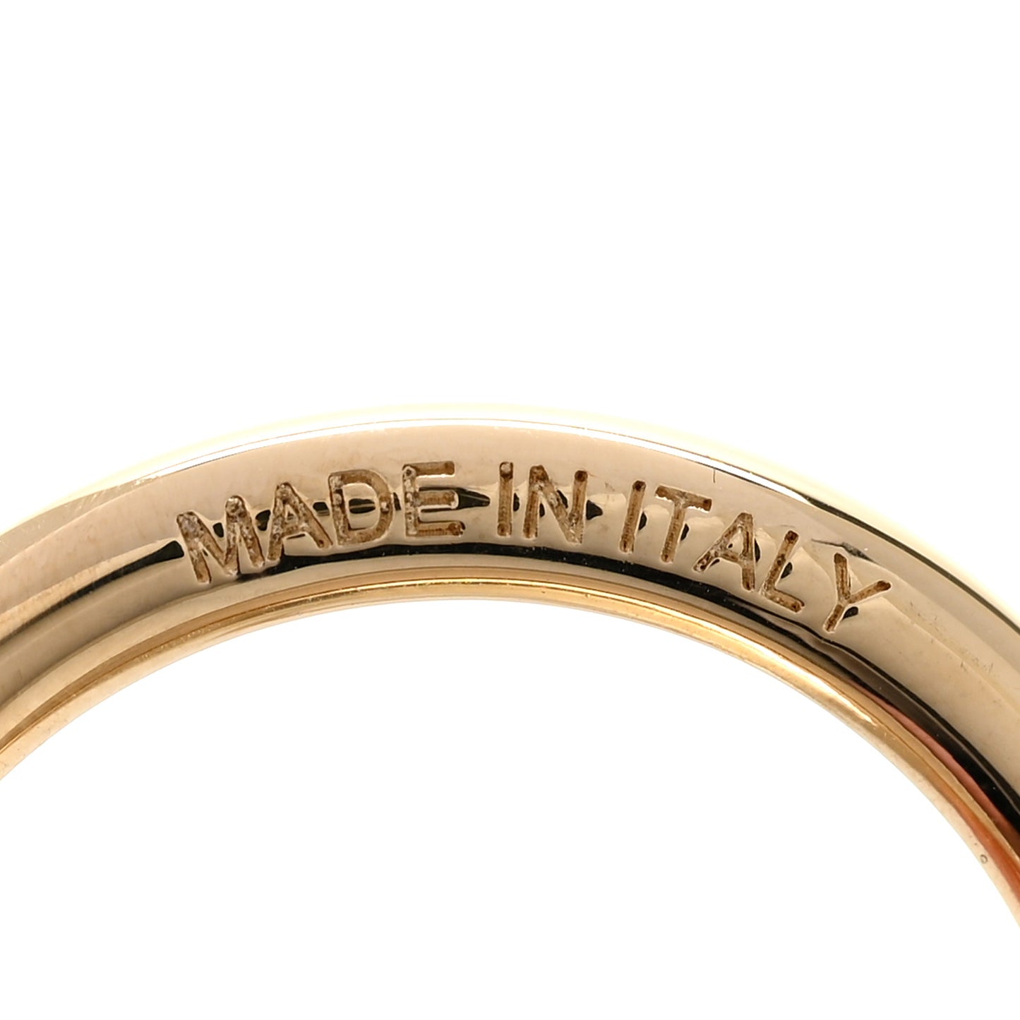 Permabrass Mors Scarf Ring Gold