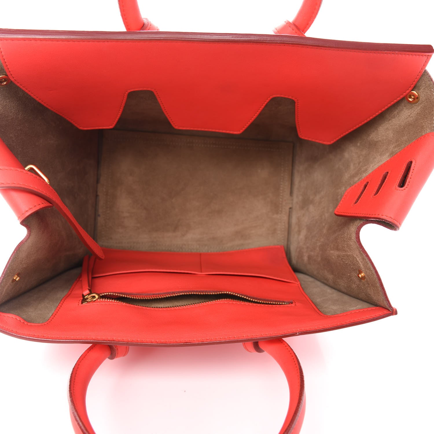Celine Smooth Calfskin Mini Tie Knot Tote Alizarin 5 of 12
