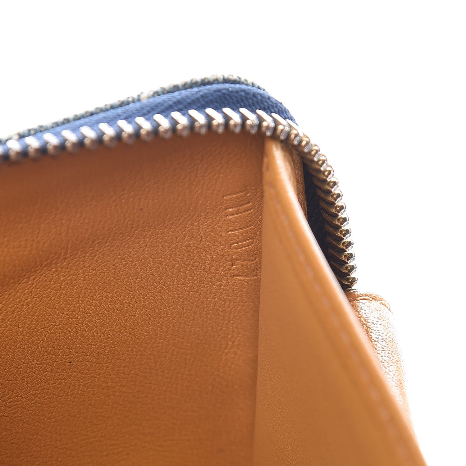 Louis Vuitton Denim Zip Compact Wallet Blue 7 of 14