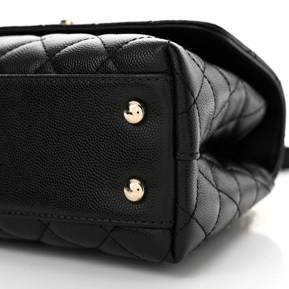 Chanel Caviar Quilted Mini Coco Handle Flap Black 10 of 10